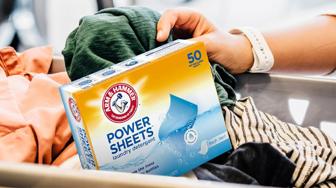 Arm Hammer Power Sheets 50 Count Laundry Detergent