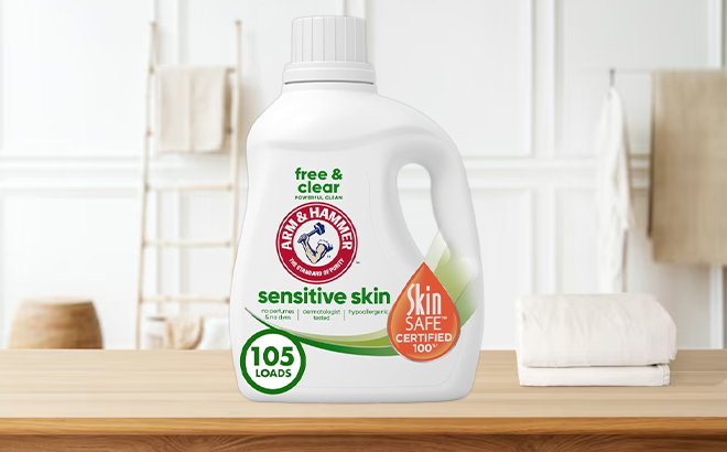 Arm & Hammer Sensitive Skin 105 Loads Liquid Laundry Detergent