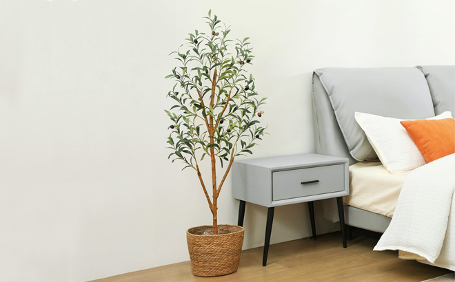 Artificial Olive Plant