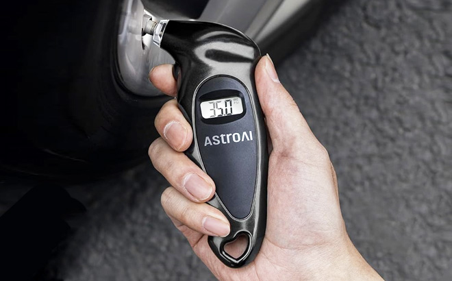 AstroAI Digital Tire Pressure Gauge with Replaceable AAA Batteries