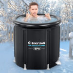 BINYUAN XL Ice Bath Tub for Athletes With Cover