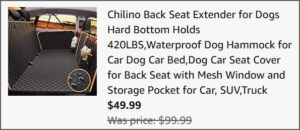 Back Seat Extender at Checkout