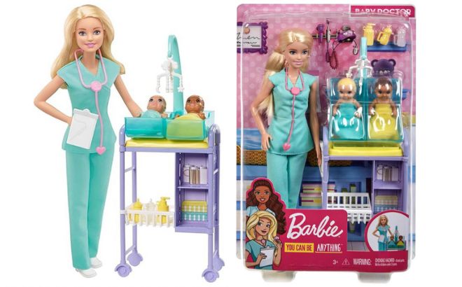 Barbie Careers Doll Playset Baby Doctor