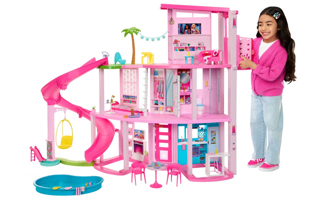 Barbie Dreamhouse Pool Party Doll House and Playset