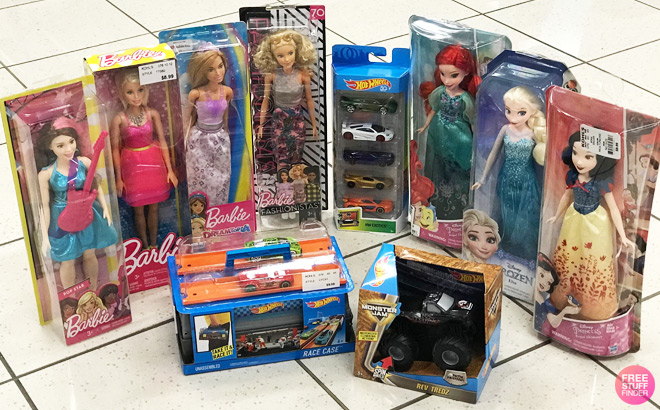 Barbie and Disney Princess Dolls