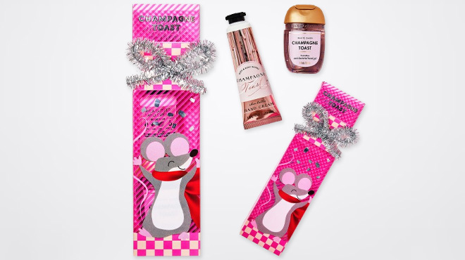 Bath & Body Works 2 Piece Champagne Toast Mini Gift Set