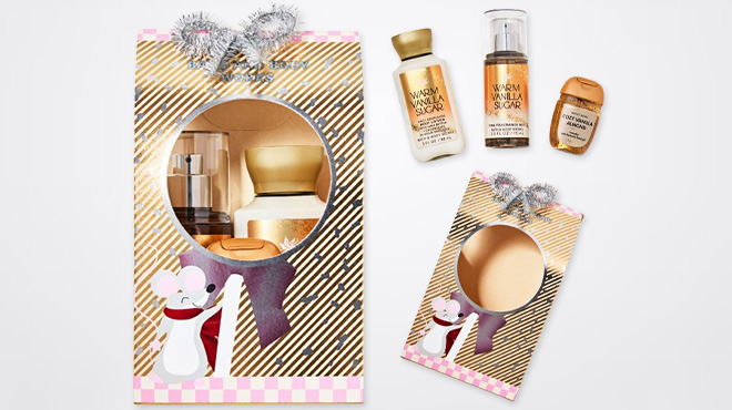 Bath & Body Works Warm Vanilla Sugar Mini Gift Set