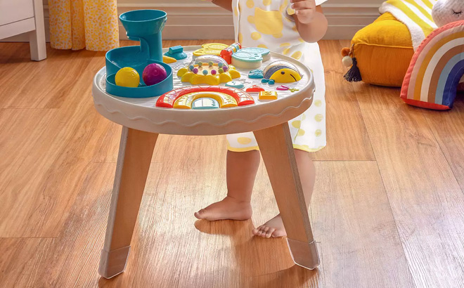 Battat Colorful Sensory Station Baby Activity Table