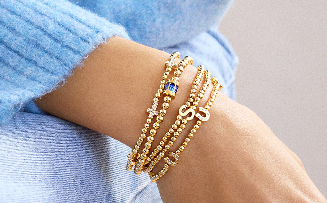 BaubleBar Ivy Initial Pisa Bracelet