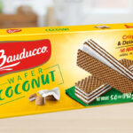 Bauducco Coconut Crispy Wafers on a Table