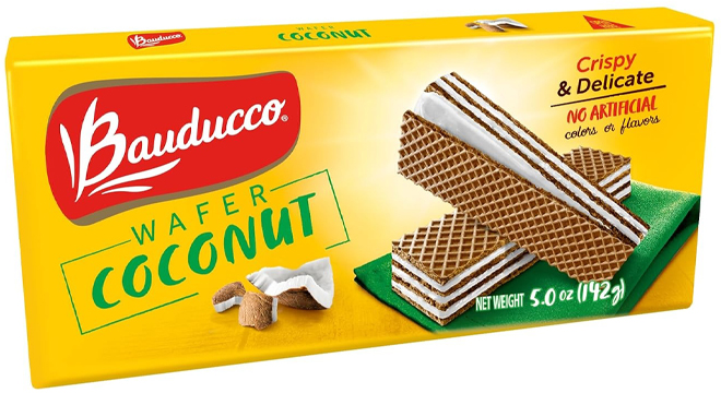 Bauducco Coconut Crispy Wafers