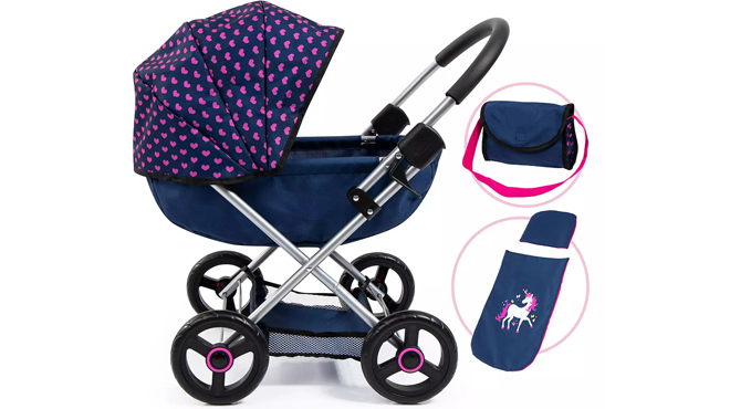 Bayer 4 in 1 Baby Doll Pram Stroller Set