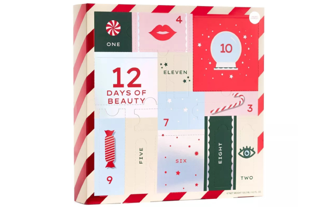 Beauty Advent Calendar 12 Piece Gift Set