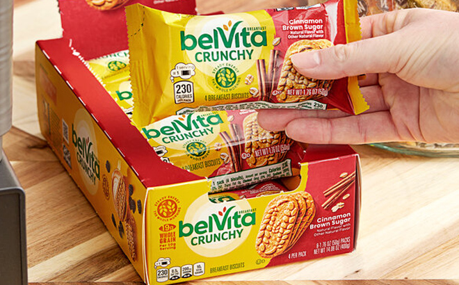 BelVita Cinnamon Brown Sugar Breakfast Biscuits