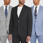 Ben Sherman Mens Stretch Slim Fit Suit Jackets