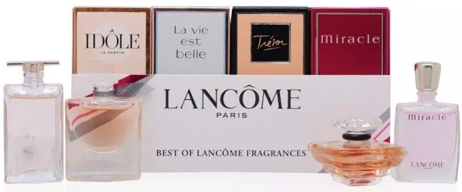 Best Of Lancome Fragrances Mini 4 Pc Set Unboxed