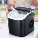 Black Kissair Countertop Ice Maker on the table