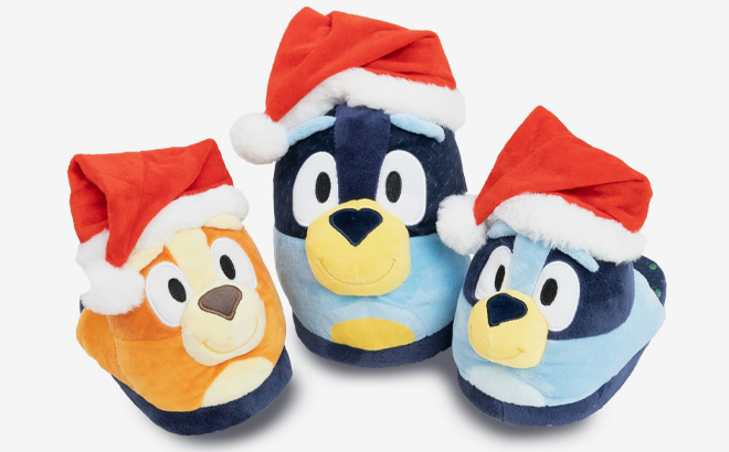 Bluey Christmas Family Slippers