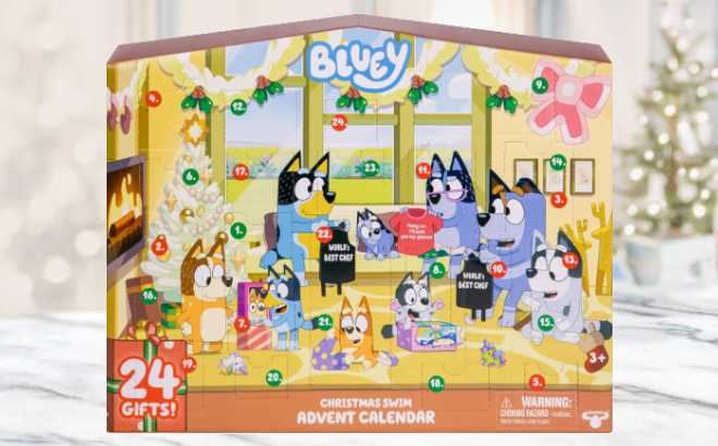 Bluey Christmas Swim Advent Calendar