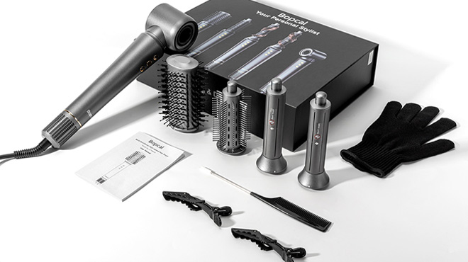 Bopcal 5 in 1 Hair Styler with Attachments and Box