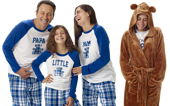 Buildabear Christmas Pajamas and Bear Christmas Robe