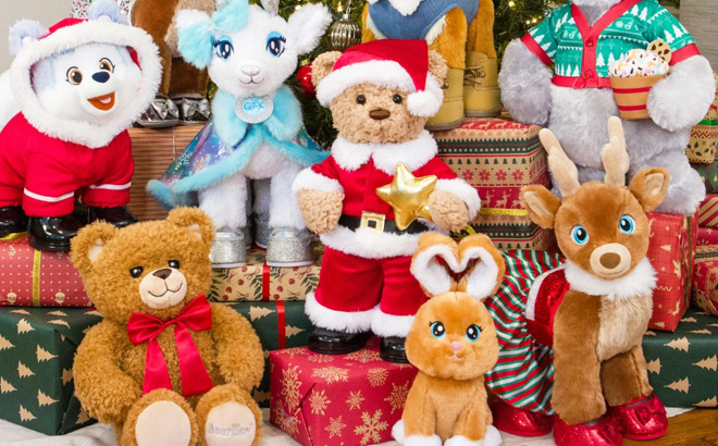 Buildabear Holiday Plush Toys