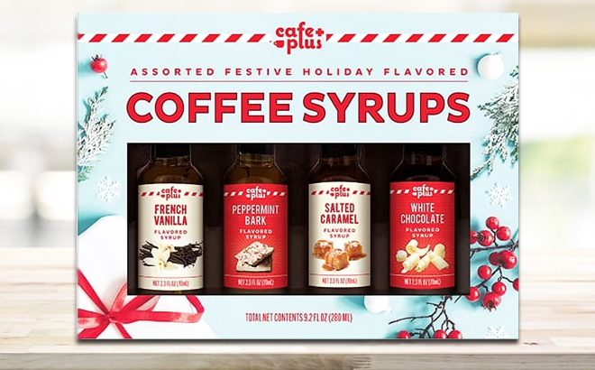 Cafe Plus Coffee Syrup Sampler 4 pk