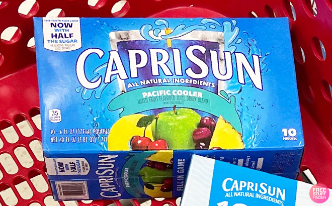 Capri Sun Juice Pouches 10 Pack in a Cart at Target