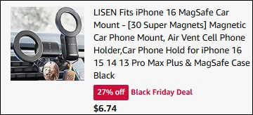 Car Mount Final Price