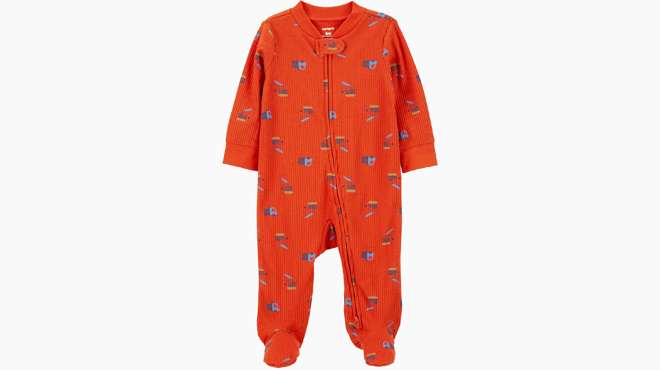 Carters Baby Construction Cotton Blend Sleep Play Pajamas