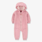 Carters Baby Faux Sherpa Long Sleeve Hooded Jumpsuit