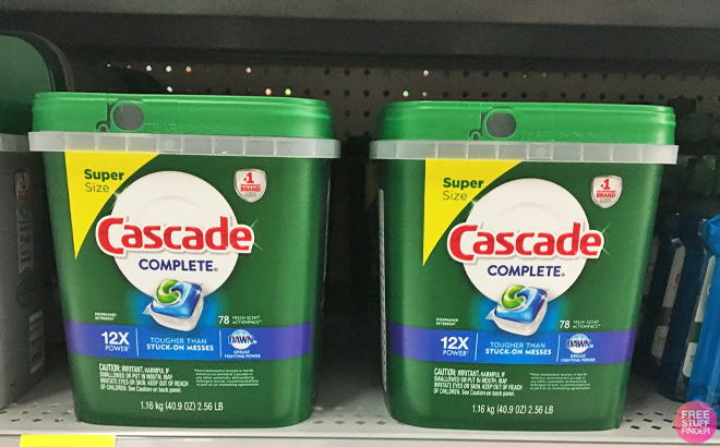 Cascade Complete Dishwasher Pods