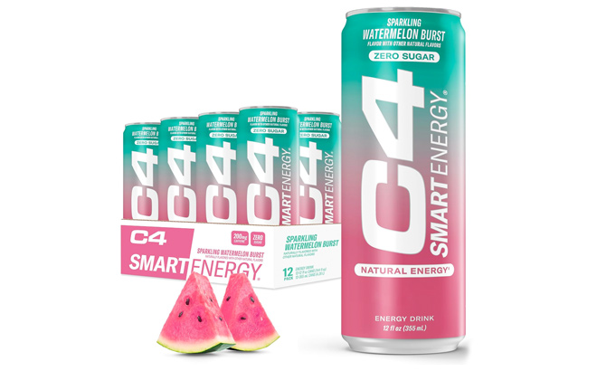 Cellucor C4 Smart Energy Drink ‚ Boost Focus and Energy with Zero Sugar