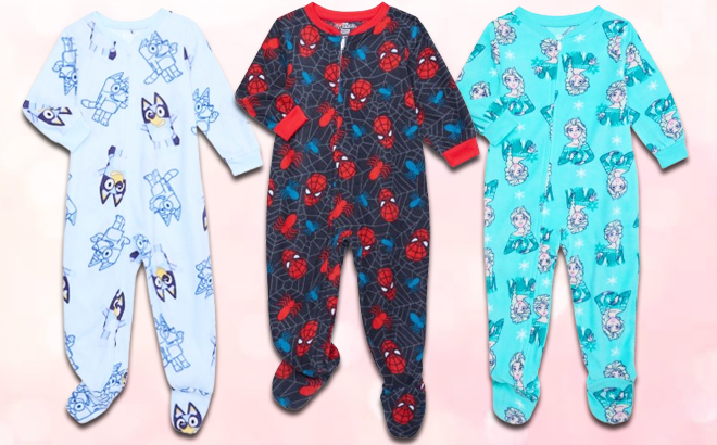 Character Toddler Pajama Blanket Sleepers