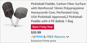 Checkout page of BuyPick Pickleball Paddle Set