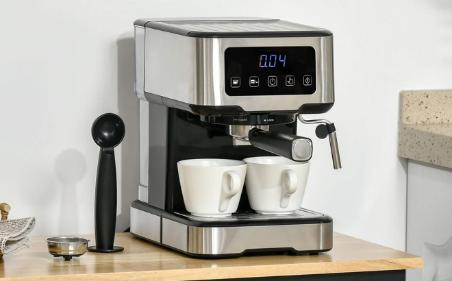 Chefman CraftBrew 15 Bar Espresso Machine with Steam Wand