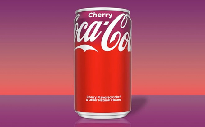 Cherry Coke Mini can