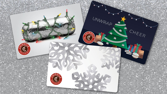 Chipotle Holiday Themed eGift Cards