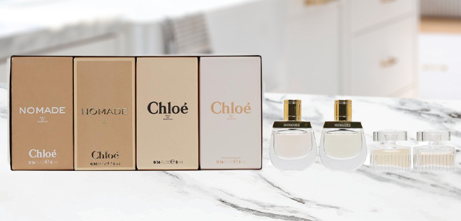 Chloe Mini Collection Ladies Nomad Chloe Chloe Rose Chloe Nomad Perfume Set