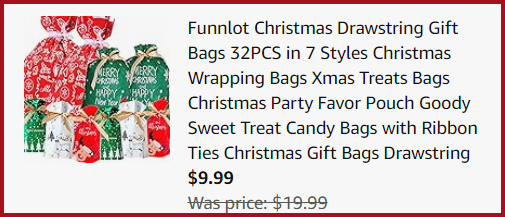 Christmas Gift Bags Summary