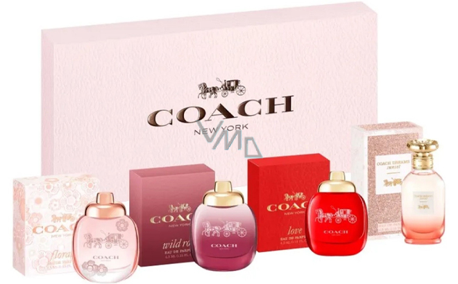 Coach Mini Floral Lovedreams Sunset Wildrose Perfume Set