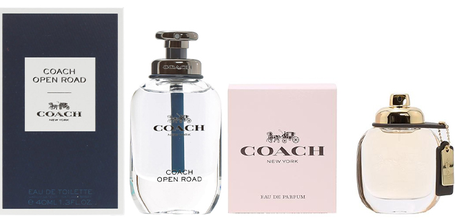 Coach Open Road Mens 1 4 oz Eau De Toilette Spray and Coach New York Ladies Eau de Parfum 1 7 oz