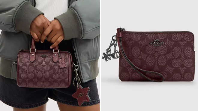 Coach Outlet Boxed Mini Rowan Crossbody Bag and Wristlet