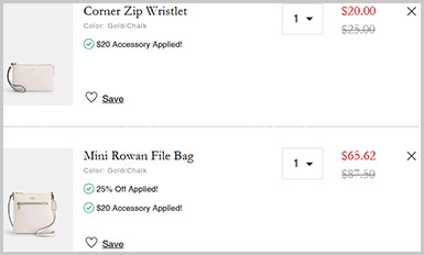 Coach Outlet Mini Rowan File Bag Screenshot