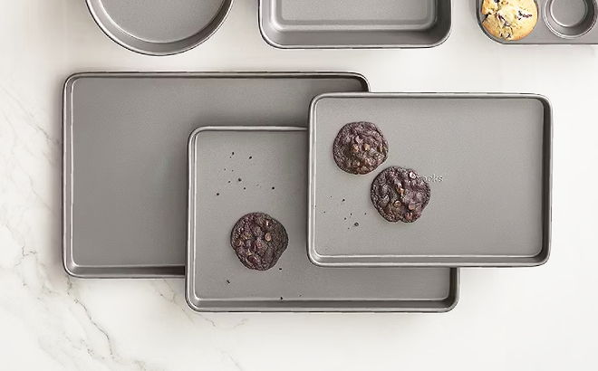 Cooks 3 Piece Cookie Sheet Set