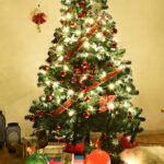 Costway 7Ft Artificial PVC Christmas Tree in the Room