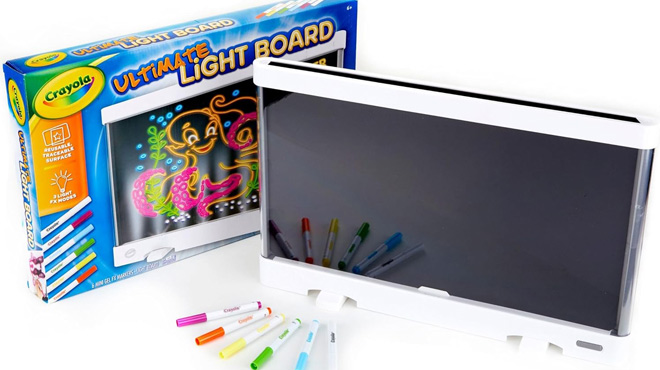 Crayola Ultimate Light Board with Washable Markers