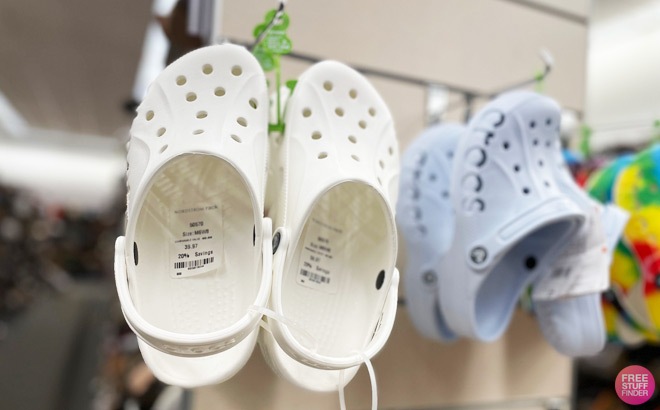 Crocs Baya Clogs in White Color