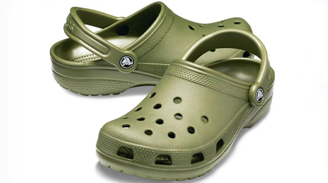 Crocs Classic Clog in Army Green Color