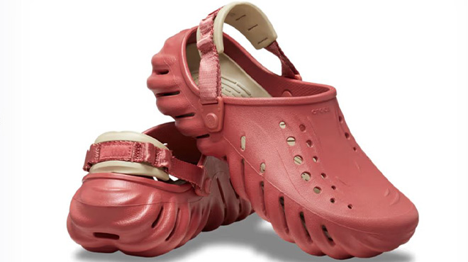 Crocs Echo Clogs in Hot Blush